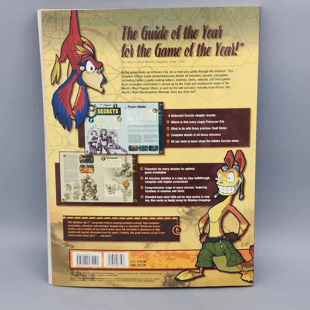Jak 3 The Official Guide by Maura Sutton 2004, Paperback Like New